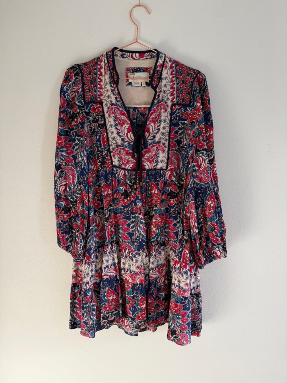 Anthropology Floral Tunic Dress